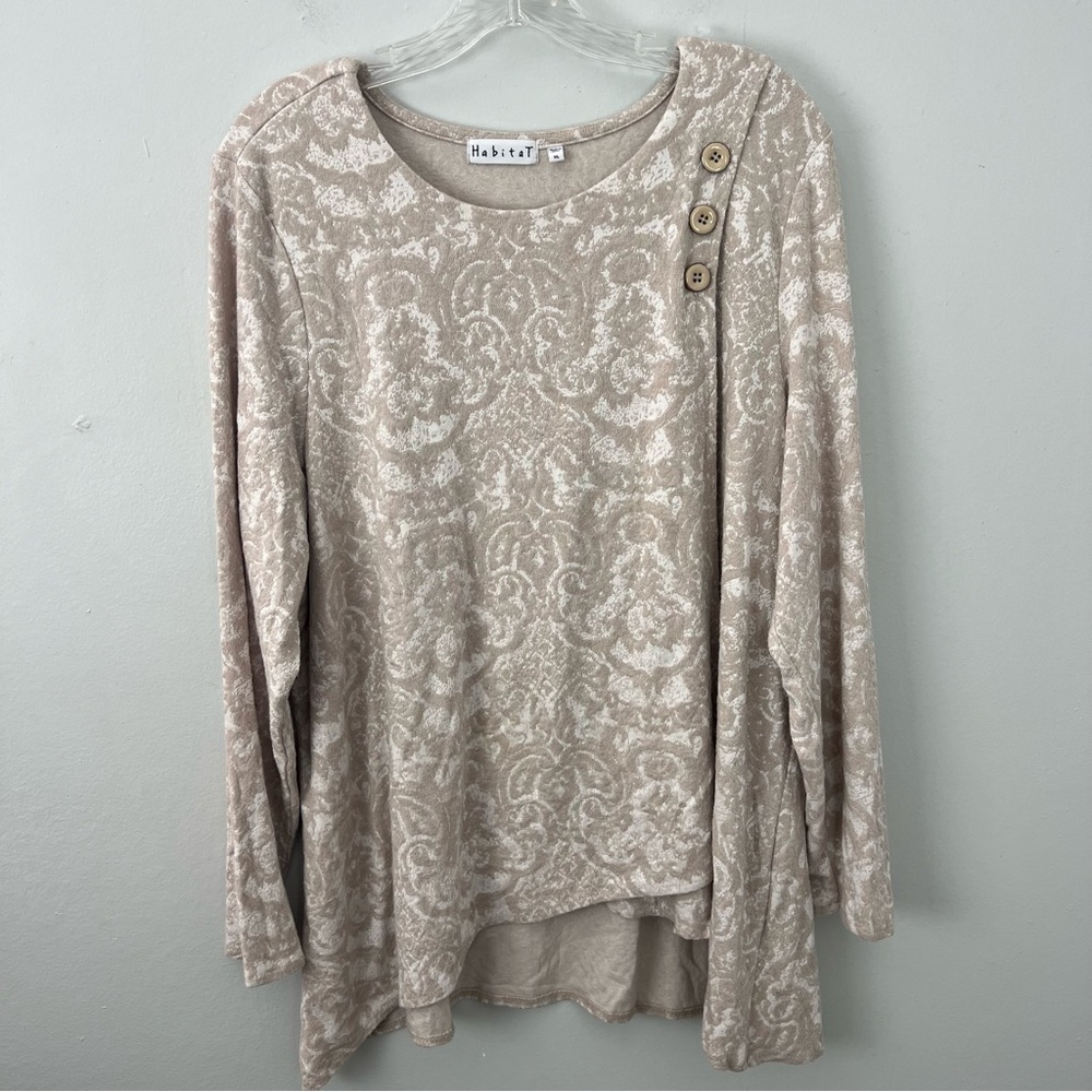 Habitat Scroll Tapestry Patterned Top